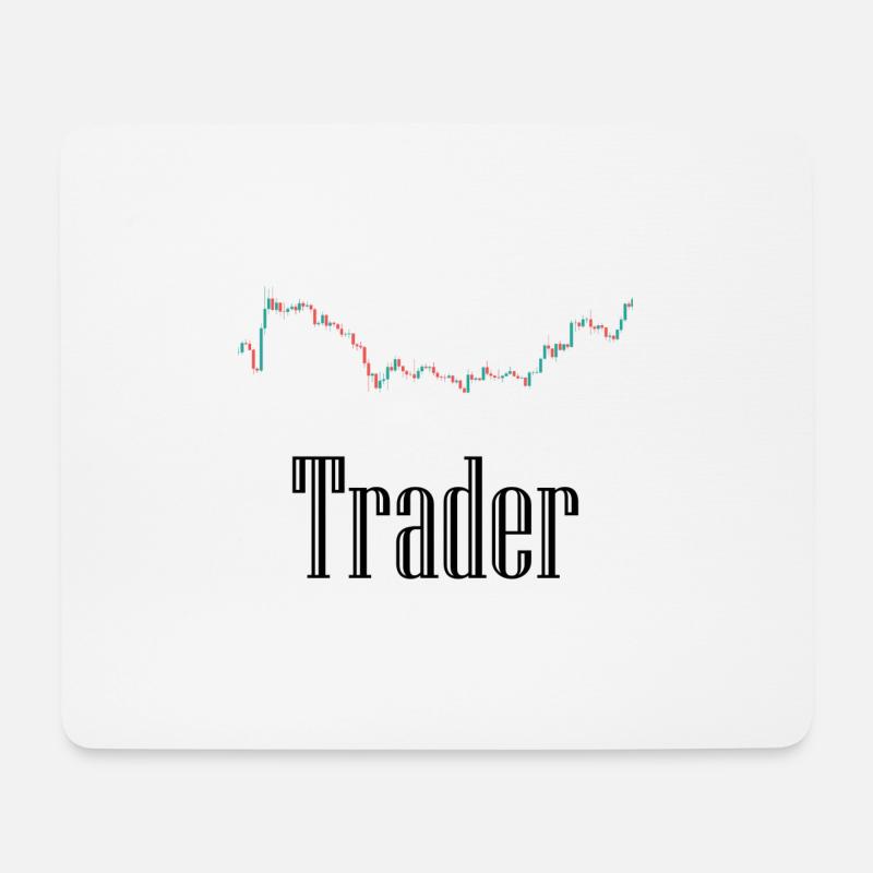 Traders en bourse - Tapis de souris (format paysage) - blanc