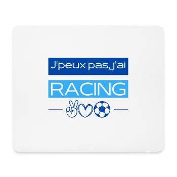 Football racing club de Strasbourg ballon - Tapis de souris (format paysage) - blanc - Devant