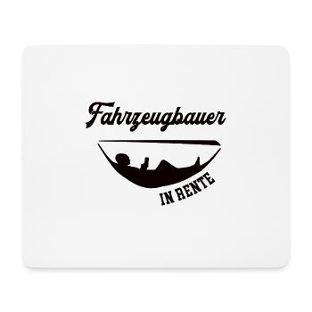 Fahrzeugbauer in Rente Rentenbeginn Fahrzeugbau - Mousepad (Querformat) - Weiß - Vorne