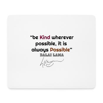 Dalai Lama, Citations de Dalai Lama, citations célèbres, cool - Tapis de souris (format paysage) - blanc - Devant