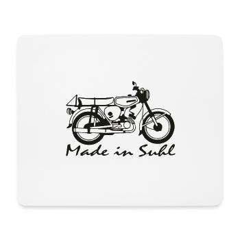 Simson s51 Made in Suhl - Mousepad (Querformat) - Weiß - Vorne