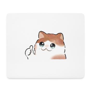 Everything is fine cat - Mouse Pad (horizontal) - white - Front