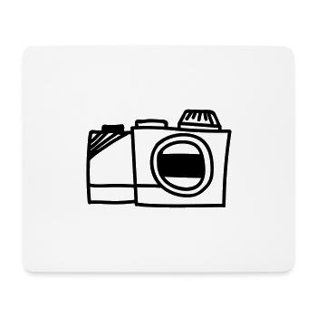 Kamera, Foto Geschenk - Mousepad (Querformat) - Weiß - Vorne