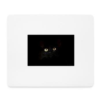 cat's-eye - Mouse Pad (horizontal) - white - Front