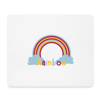 rainbow - Mouse Pad (horizontal) - white - Front