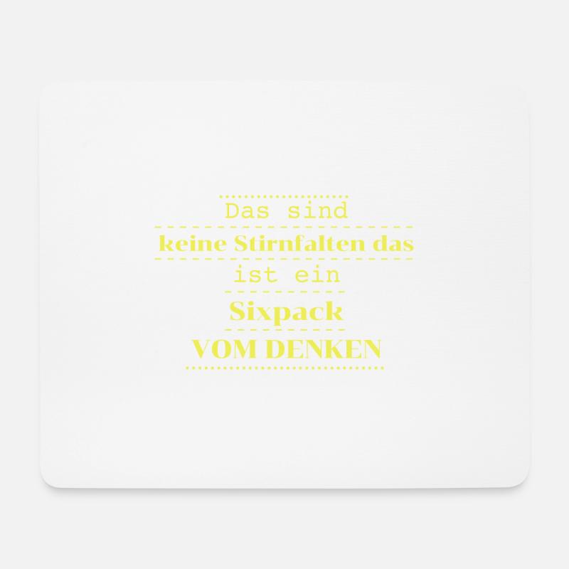 witzige sprüche lustige geschenkidee - Mousepad (Querformat) - Weiß