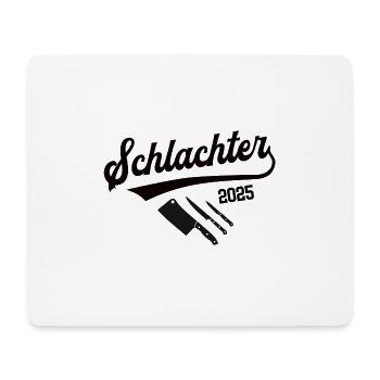 Schlachter 2025 Beruf Schlachterei Lehre Lehrling - Mousepad (Querformat) - Weiß - Vorne