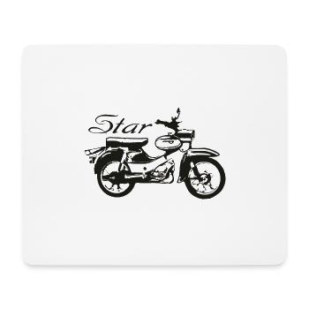 Moped Star - Mousepad (Querformat) - Weiß - Vorne