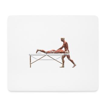 first aid massage first aid therapy therapy7 - Mouse Pad (horizontal) - white - Front