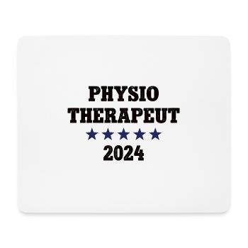 Physio Therapeut 2024 Physiotherapie Masseur Beruf - Mousepad (Querformat) - Weiß - Vorne