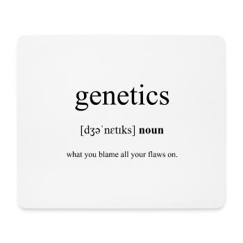 Genetics Definition Dictionary - Mousepad (Querformat) - Weiß - Vorne