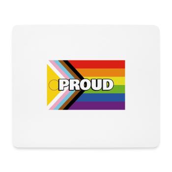 Inclusive Pride Progress Flag - Mouse Pad (horizontal) - white - Front