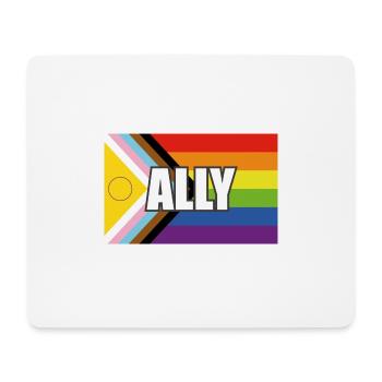 Ally Intersex Inclusive Pride Fortschritt Pride Flag - Mousepad (Querformat) - Weiß - Vorne