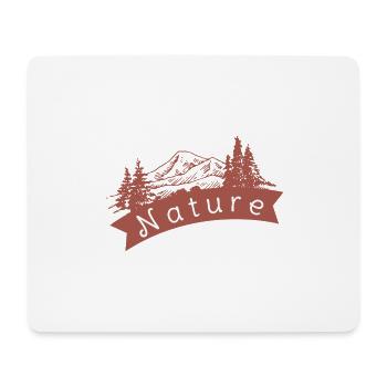 Nature - Tapis de souris (format paysage) - blanc - Devant