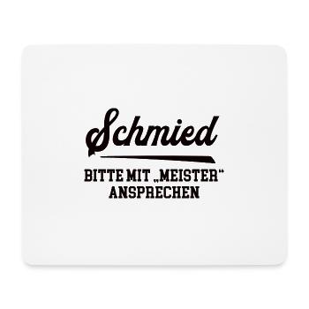 Schmied Meister Prüfung Bestanden Schmiede - Mousepad (Querformat) - Weiß - Vorne