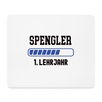 Ausbildung Spengler 1. Lehrjahr Spenglerausbildung - Mousepad (Querformat) - Weiß - Vorne