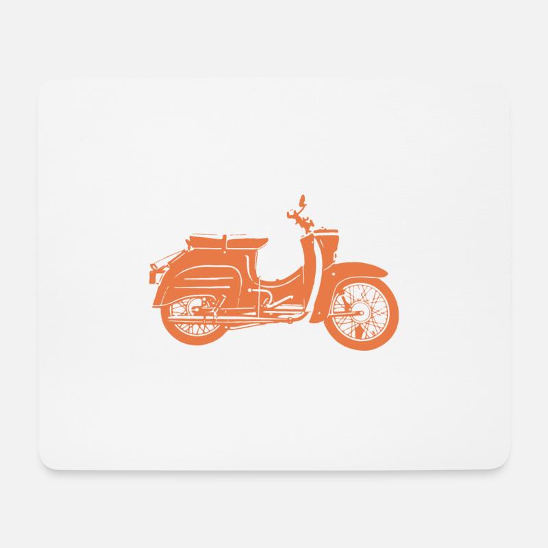 Simson Schwalbe KR51 - Mousepad (Querformat) - Weiß