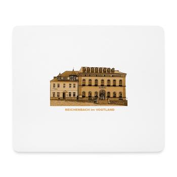 Hôtel de ville de Reichenbach Markt Vogtland Saxe - Tapis de souris (format paysage) - blanc - Devant