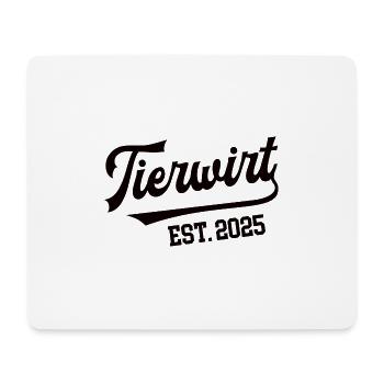 Tierwirt 2025 Beruf Tierzucht Bauer Landwirtschaft - Mousepad (Querformat) - Weiß - Vorne