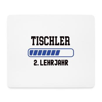 Ausbildung Tischler 2. Lehrjahr Tischlerei Lehre - Mousepad (Querformat) - Weiß - Vorne