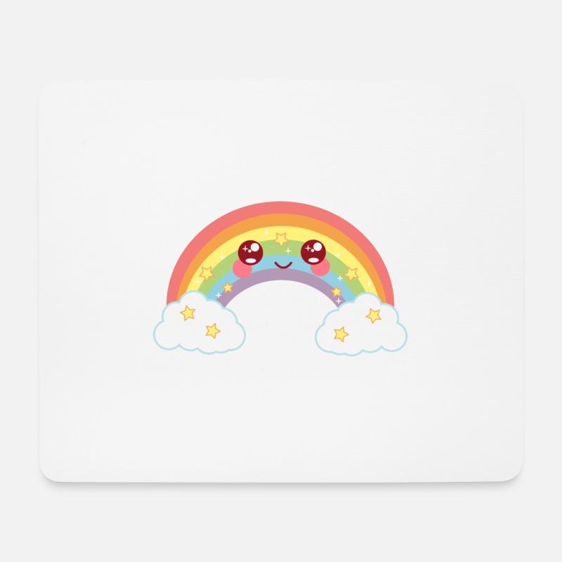 Rainbow - rainbow - Mouse Pad (horizontal) - white