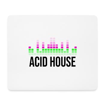 Acid house music quote - Mouse Pad (horizontal) - white - Front