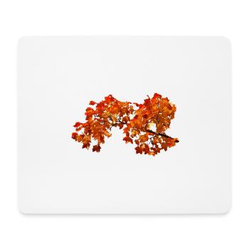 Herbstlaub Herbst Blätter - Mousepad (Querformat) - Weiß - Vorne
