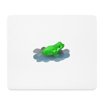 Grenouille - Tapis de souris (format paysage) - blanc - Devant