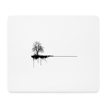 Ink Tree - Mouse Pad (horizontal) - white - Front