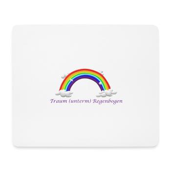 Traum Regenbogen - Mousepad (Querformat) - Weiß - Vorne