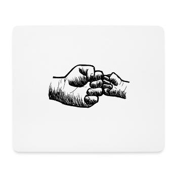 Dad daddy dad - Mouse Pad (horizontal) - white - Front