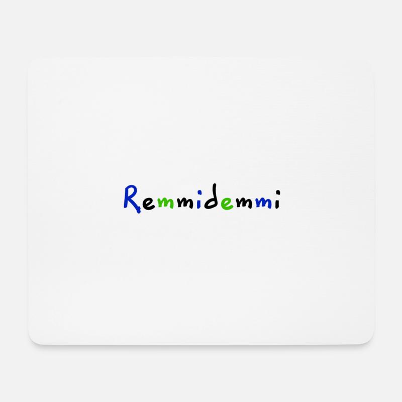 remmidemmi - Mousepad (Querformat) - Weiß