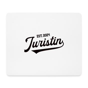Juristin 2024 Jurastudium Jurastudentin Abschluss - Mousepad (Querformat) - Weiß - Vorne