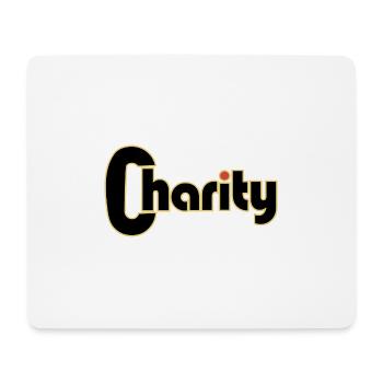 Design Charity - Tapis de souris (format paysage) - blanc - Devant