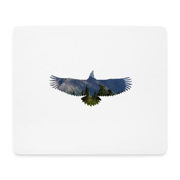 eagle - Mouse Pad (horizontal) - white - Front