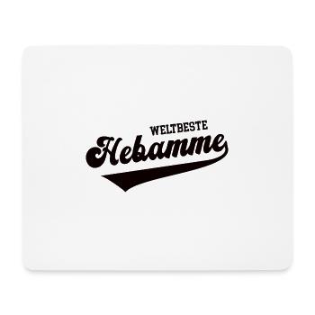 Weltbeste Hebamme Beleghebamme Doula Hebammen - Mousepad (Querformat) - Weiß - Vorne