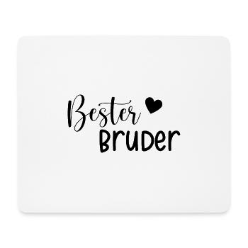 Bester Bruder Geschenkidee - Mousepad (Querformat) - Weiß - Vorne