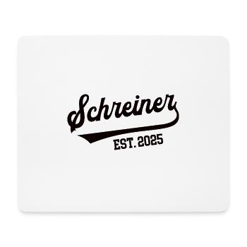 Schreiner 2025 Beruf Schreinerei Lehre Lehrling - Mousepad (Querformat) - Weiß - Vorne