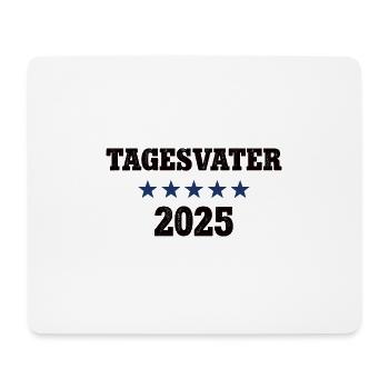 Tagesvater 2025 Tagespapa Werden Beruf Erzieher - Mousepad (Querformat) - Weiß - Vorne