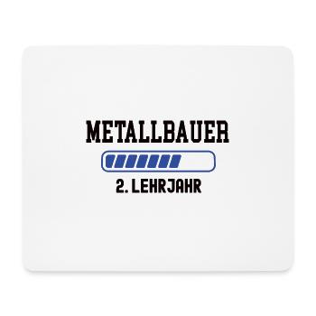 Ausbildung Metallbauer 2. Lehrjahr Metallbau Lehre - Mousepad (Querformat) - Weiß - Vorne