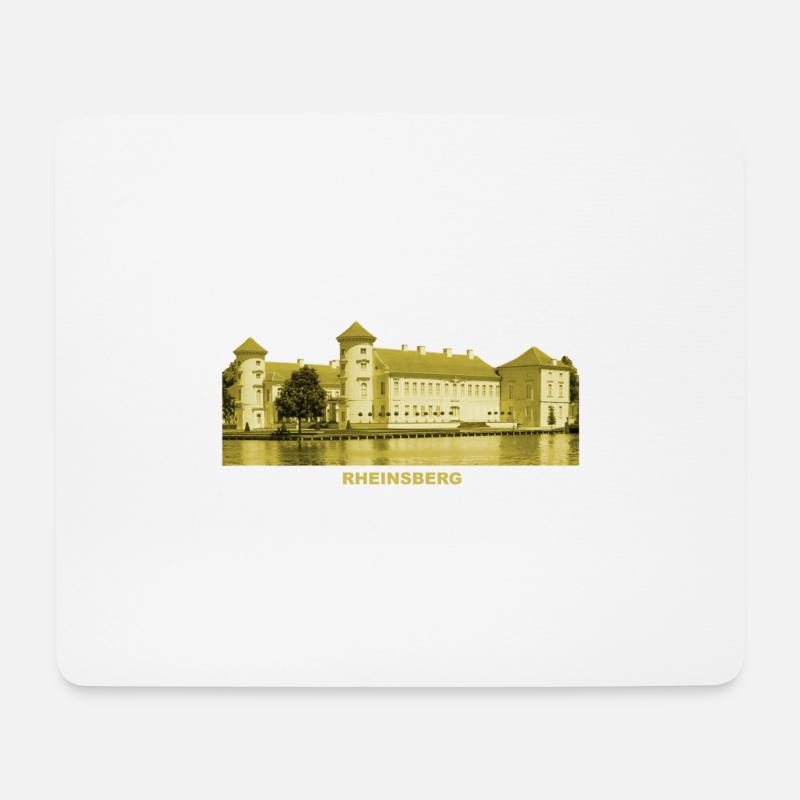 Rheinsberg Schloss Rokoko Brandenburg Museum - Mousepad (Querformat) - Weiß