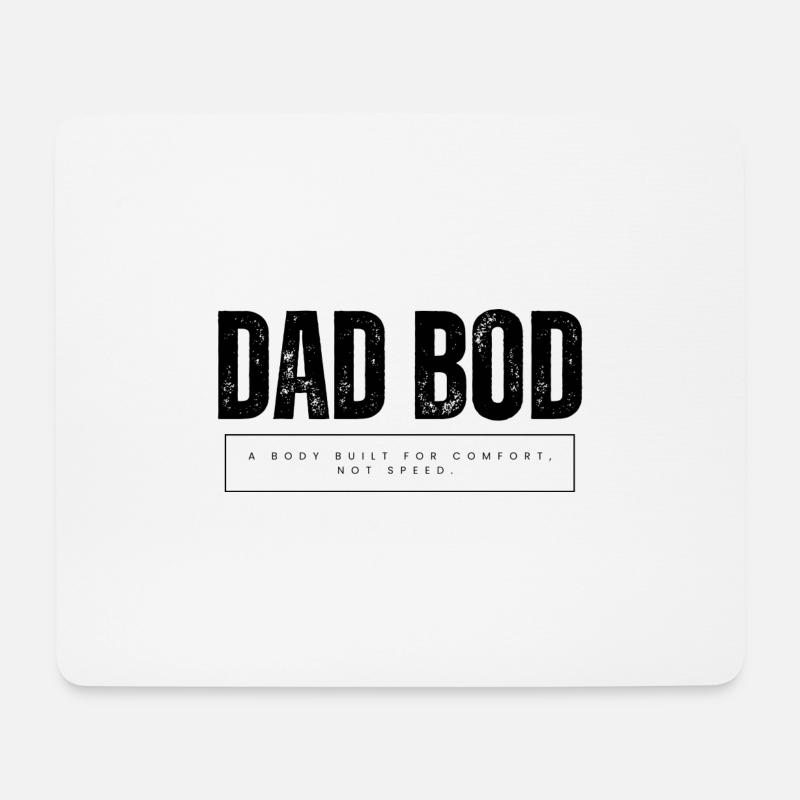 Dad Bod - Mouse Pad (horizontal) - white