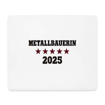 Metallbauerin Beruf Metallbauer Lehre Metallbau - Mousepad (Querformat) - Weiß - Vorne