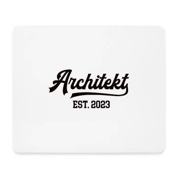 Architekt 2023 Architektur Studium Student MA - Mousepad (Querformat) - Weiß - Vorne