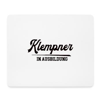 Klempner in Ausbildung Klempnerausbildung Lehrling - Mousepad (Querformat) - Weiß - Vorne
