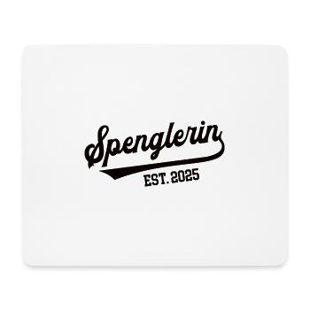 Spenglerin 2025 Beruf Spenglerei Azubine Lehre - Mousepad (Querformat) - Weiß - Vorne