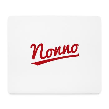 Nonno Red Letters Gift Idea For Grandfather - Mouse Pad (horizontal) - white - Front