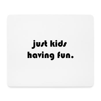 just kids having fun friends bestfriends life - Mousepad (Querformat) - Weiß - Vorne