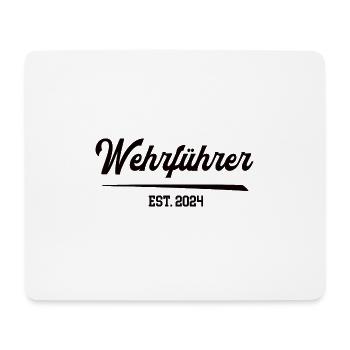 Wehrführer 2024 Freiwillige Feuerwehr Leitung FFW - Mousepad (Querformat) - Weiß - Vorne