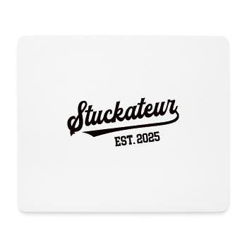 Stuckateur 2025 Beruf Verputzer Lehre Lehrling - Mousepad (Querformat) - Weiß - Vorne